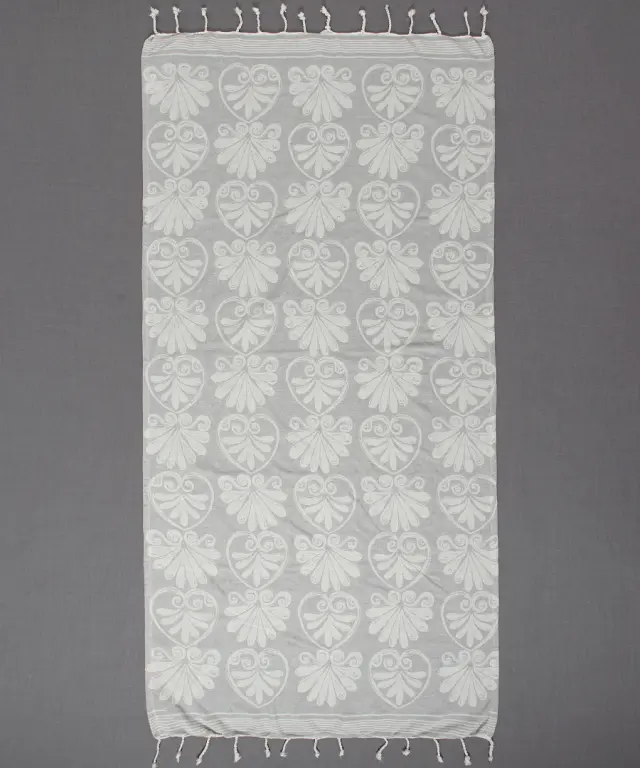 Pestemal sf07 (90cm x 180cm) ανοιχτό γκρί - -