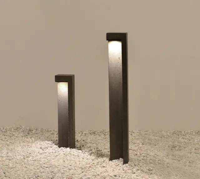 Terra Φωτιστικό Led δαπέδου 9W 3000K 18x18x49cm γκρι IP65 Γκρί 3