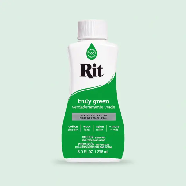 RIT DYE Liquid All-Purpose Βαφή Υφασμάτων – Truly Green 236ml 2