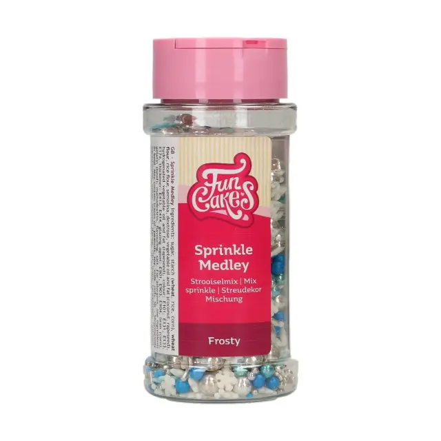 Funcakes Sprinkle Medley - Frosty - 65γρ.