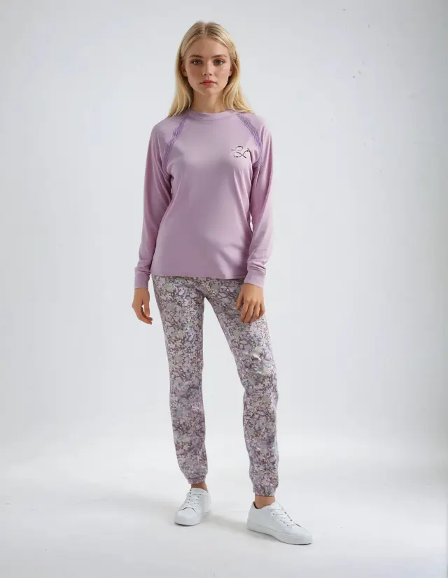 W527 - Type - PYJAMA PINK FLOWERS
