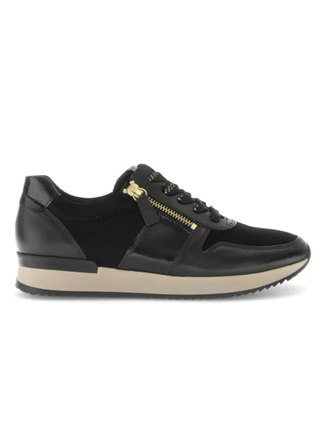 Gabor Sneakers Γυναικείο δέρμα/δέρμα Nubuck Μαύρο GAB/73420 001-BLACK - 40 3