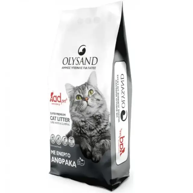 Άμμος Γάτας Olysand Active Carbon 5L