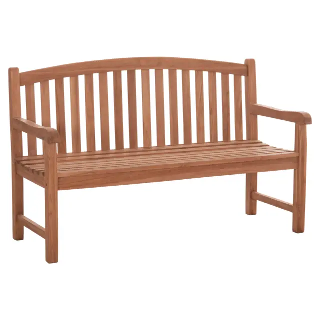 ΠΑΓΚΑΚΙ ΚΗΠΟΥ 3ΘΕΣΙΟ FB918125 ΞΥΛΟ TEAK--ΦΥΣΙΚΟ 150x61x95Υεκ.