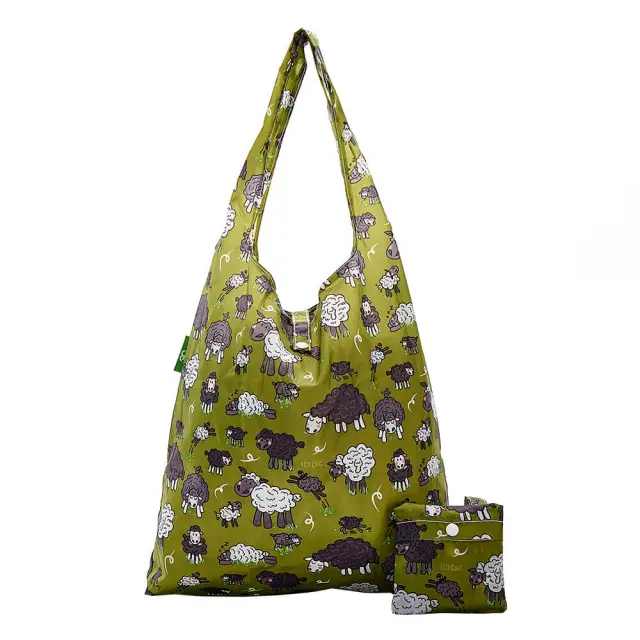 Eco Chic Recycled Shopping Bag / Επαναχρησιμοποιούμενη Τσάντα για Ψώνια (6 σχέδια) Sheep