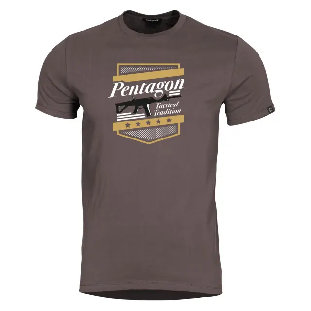 Pentagon Ageron A.C.R T-Shirt - Μπλουζάκι Μακό για Τακτική- Καθημερινή Χρήση - 08WG-Wolf Grey-Γκρί Ανοιχτό 3