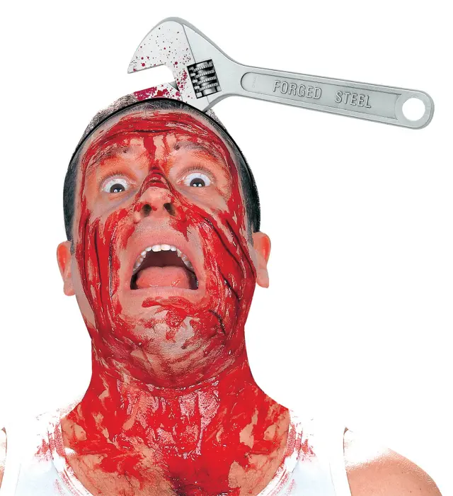 Αποκριάτικο Αξεσουάρ Στέκα Bloody Wrench (Widmann) (W-09582) 2