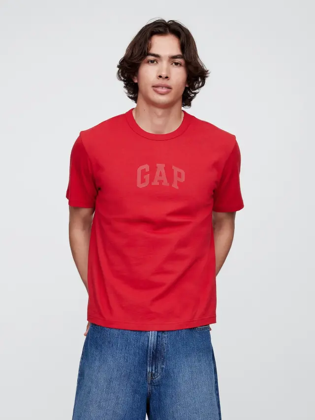 Μπλούζα με Λογότυπο Gap Arch MODERN RED LOGO