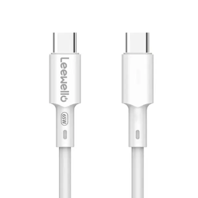 Leewello 25W PD + QC3.0 Φορτιστής Τοίχου USB-C + USB-A με Καλώδιο Type-C to Type-C – Fast Charger EU Plug 3