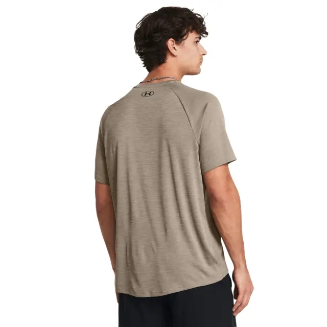 Under Armour Tech Textured T-Shirt (1382796-200) - Μπέζ 3