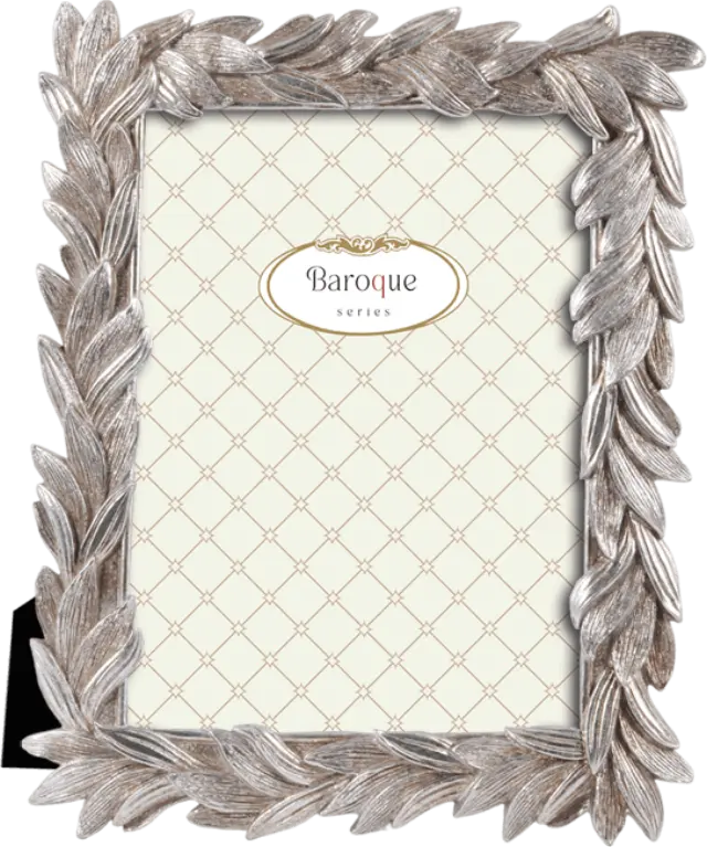 Κορνίζα RESIN (46107 ) 24Χ19cm Χρώμα παλαιωμένο ασημί για φωτογραφία 13Χ18