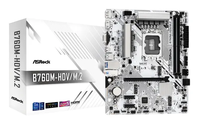 Asrock B760M-HDV -M.2 motherboard Intel B760 LGA 1700 micro ATX