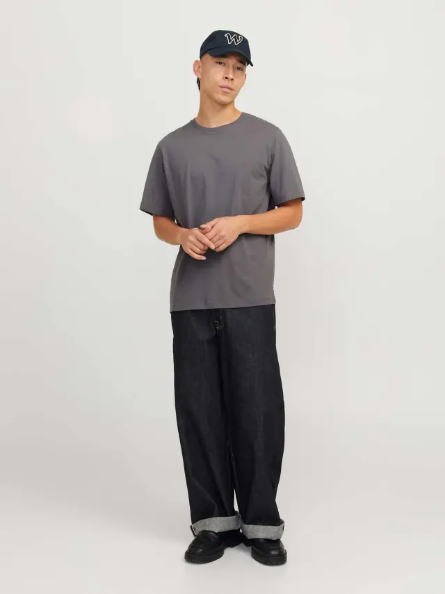 JJEORGANIC BASIC TEE SS O-NECK NOOS Castlerock 2