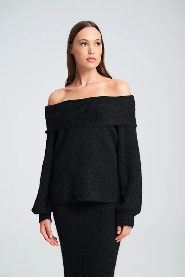 Πλεκτό Off-Shoulder APEROL SWEATER - M 2