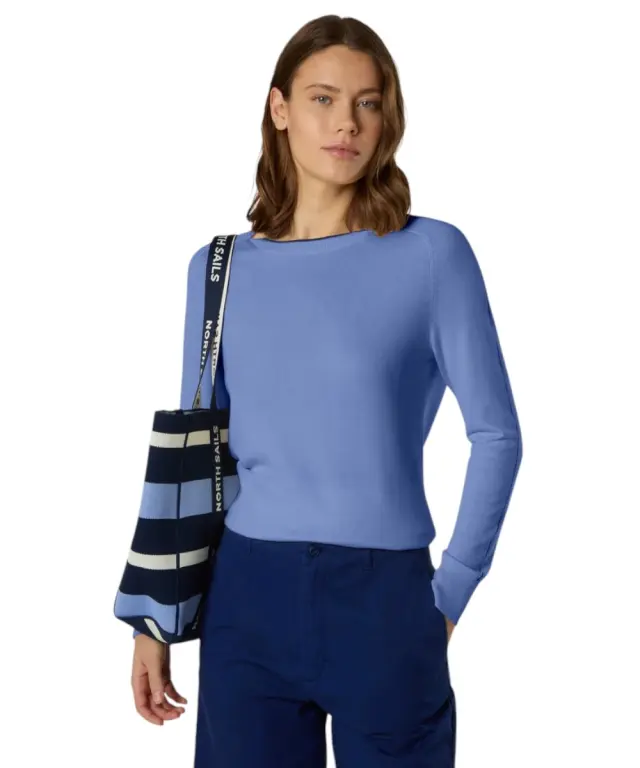 North Sails- Γυναικεία Μπλούζα Πουλόβερ Viscose 095535-000-0855 Μπλε 2