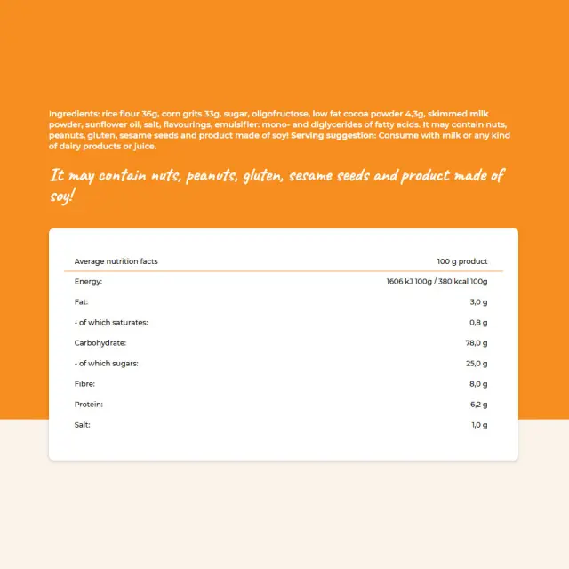 Cerbona Cocoa Rice Flakes 2