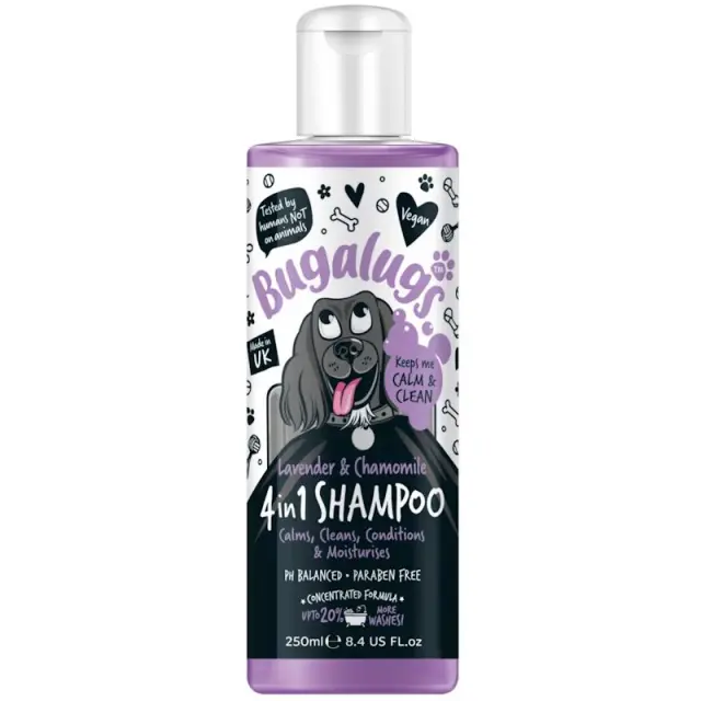 Bugalugs 4 In 1 Shampoo Lavender & Chamomile 250ml Μονόχρωμο