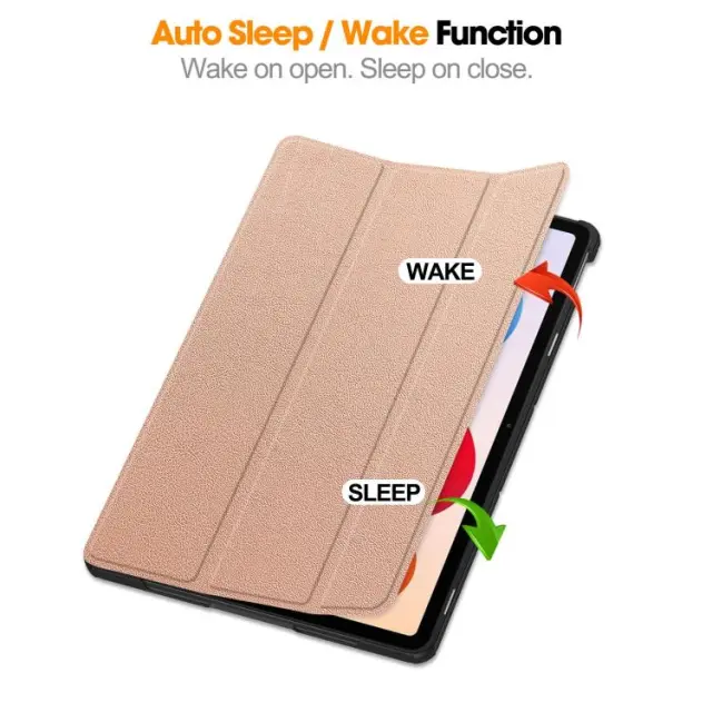 Flip Cover Θήκη για Redmi Pad 2 Pro-Rose Gold OEM 2