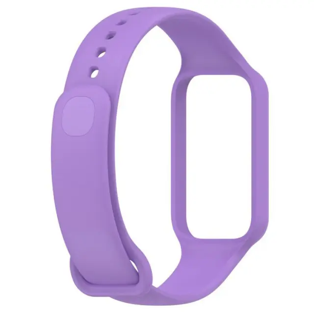 Ανταλλακτικό Λουράκι Σιλικόνης για Xiaomi Redmi Smart Band 2/8 Active - Purple OEM 2