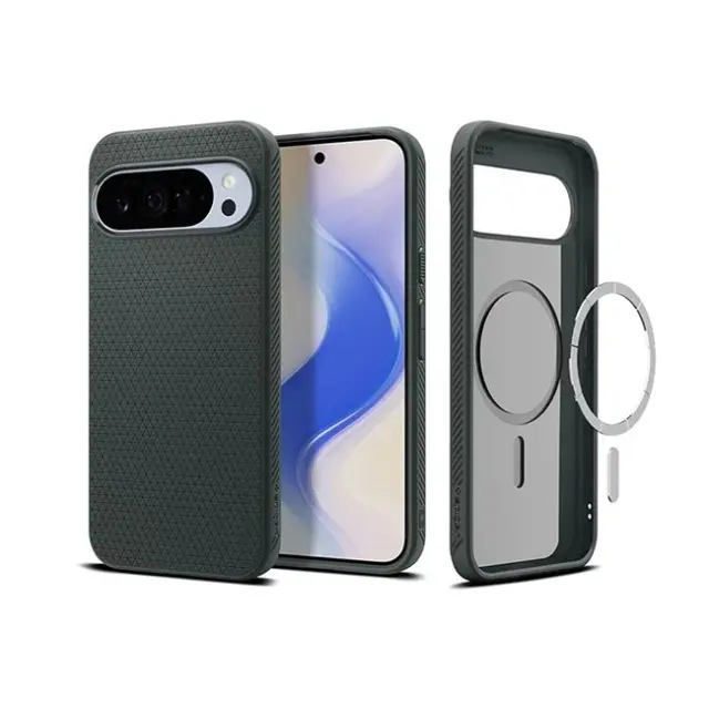 Spigen Θήκη Κινητού Pixel 10 Pro XL Liquid Air Mag Magsafe Abyss Green