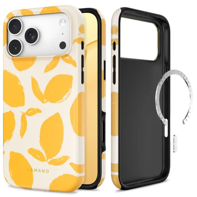 Tech-Protect® Lamano MagSafe Θήκη για iPhone 17 Pro Max/18 Pro Max-Lemon Haze