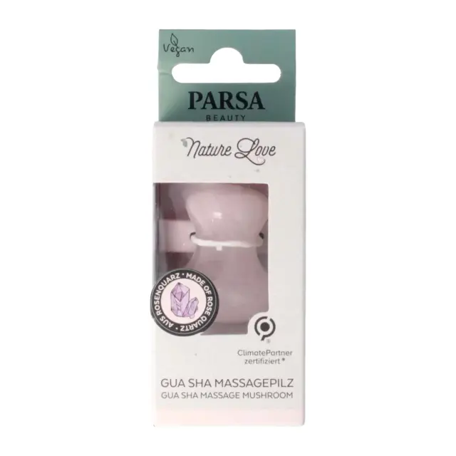 Parsa Mανιτάρι Gua Sha Από Ροζ Χαλαζία