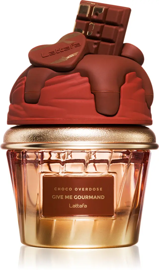 Lattafa Perfume Give Me Gourmand Choco Overdose Eau De Parfum, Unisex Άρωμα με Μαύρη Σοκολάτα Fudge, Βανίλια & Καραμέλα 75ml 2