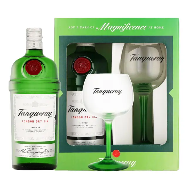 TANQUERAY 700ml GIFT PACK (+GLASS)