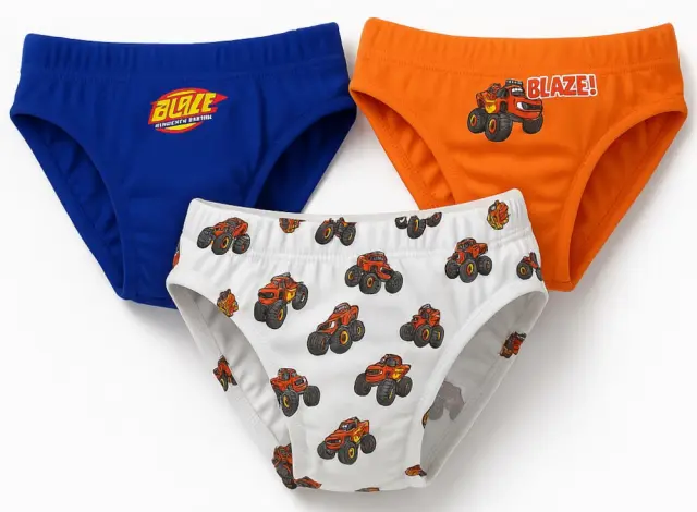 Βρακάκια Σετ 3τμχ Blaze Blue Orange White 80800430000 - 6-7 Y (122cm)