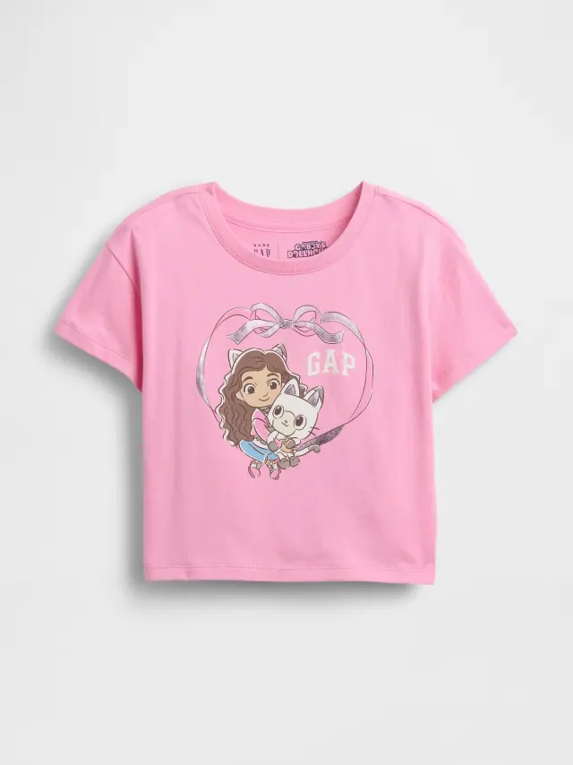 Βρεφική & Νηπιακή Graphic Logo Μπλούζα parisian pink