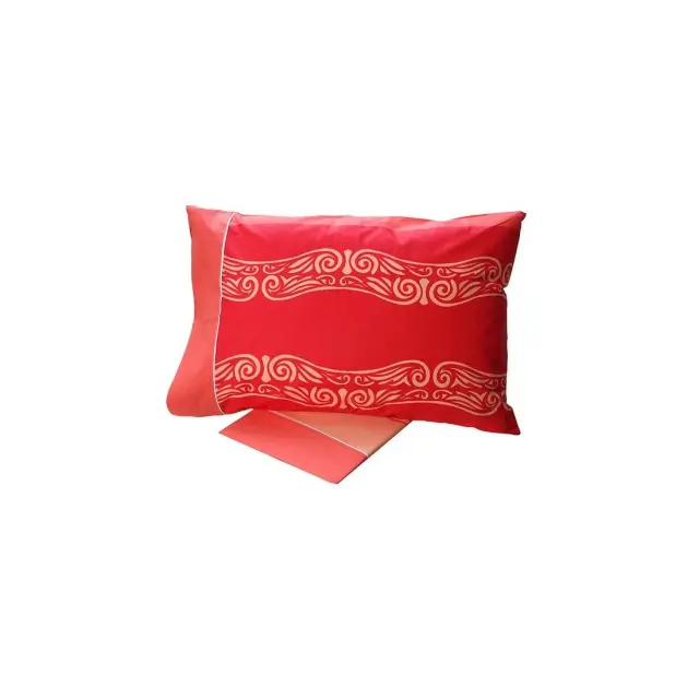Σετ Σεντόνια Cotton Feelings εμπριμέ 2017 Red Μονό (160x260) Sunshine