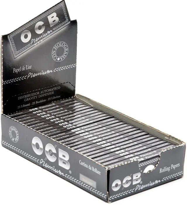 OCB Premium Χαρτάκια - Μαύρο - 1¼ 25τεμ.
