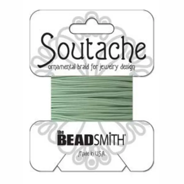 Κορδόνι Rayon Soutache, Mint - 0.8x3mm - 2.7m