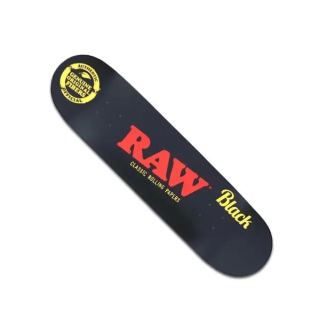 Raw Σανίδα Skateboard - Camo & Black 3