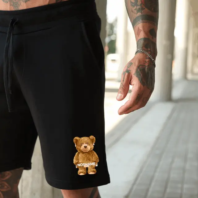 Βερμούδα Noshame® Μαύρη - 652644 - XXL 2
