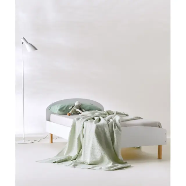 Κουβέρτα Κούνιας kentia Emery 10 Mint Green 100x140 3