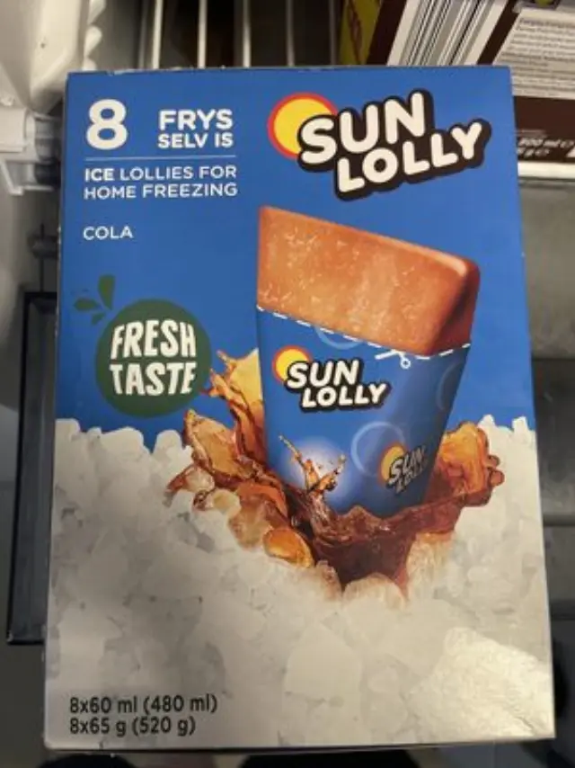Sun Lolly Γρανίτα Cola σε Φακελάκια 8x60ml