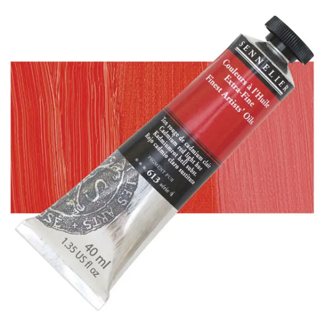Sennelier Λάδι Finest Artists Oil 613 Cadmium Red Light Hue - 40ml