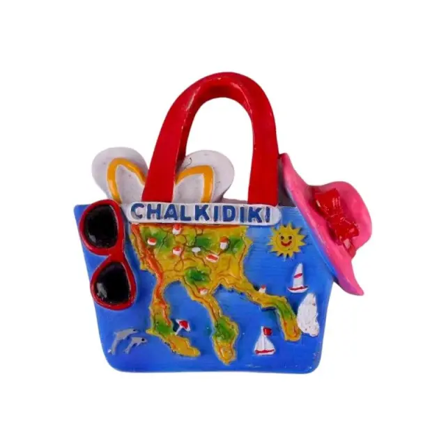 Tουριστικό μαγνητάκι Souvenir – Σετ 12pcs - Chalkidiki - 678085