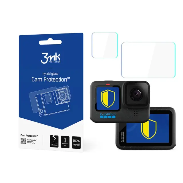 3mk®Flexible Glass για GoPro Hero 9/10/11/12-Clear