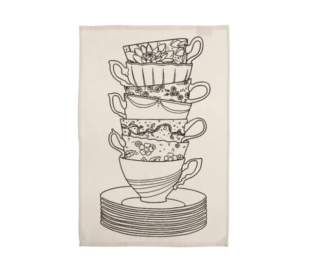 ΠΟΤΗΡΟΠΑΝΟ MY CUP OF TEA 40Χ60 NEF-NEF HOMEWARE ECRU 2