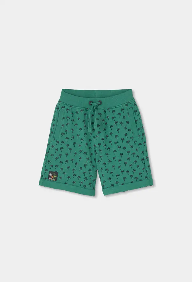 Boboli Knit βερμούδα σορτς flame για αγόρι 513155-9863