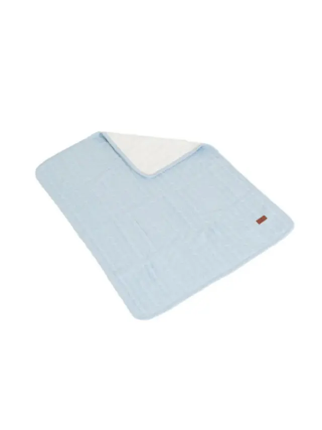 Cangaroo Κουβέρτα Αγκαλιάς & Λίκνου 75*100cm Sherpy Blue 3800146271565