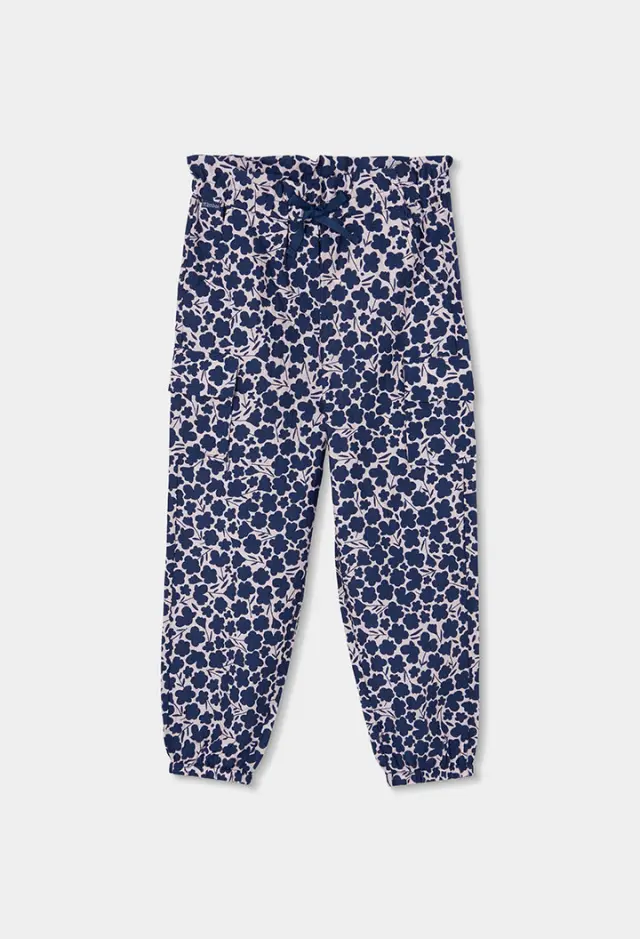 Boboli Viscose trouser floral για κορίτσι 713056-9795