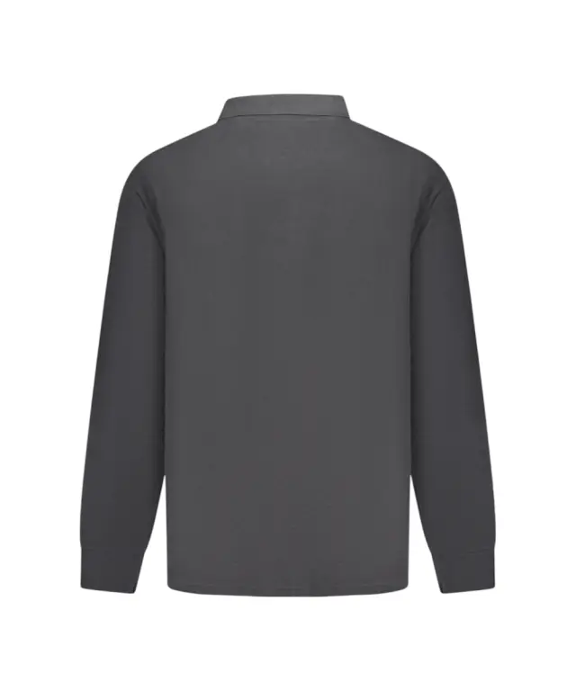 North Sails - Ανδρικό T-shirt Μακρυμάνικο Polo 995021-000-0999 Μαύρο 2