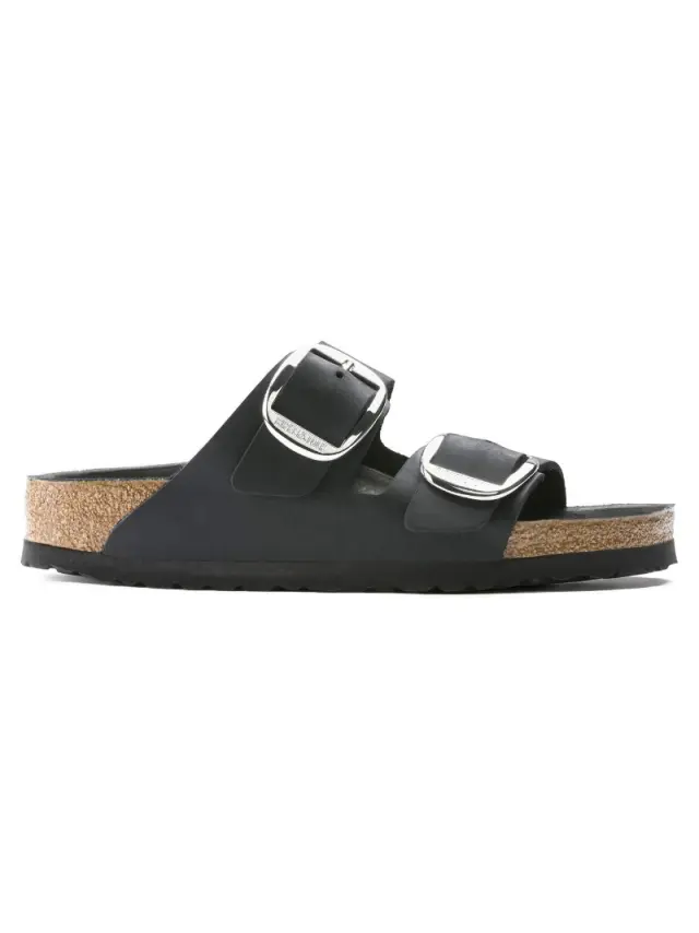 Birkenstock Πέδιλα Γυναικείο δέρμα Μαύρο BIR/ARIZONA BIG BUCKLE 1011074 BLACK 3
