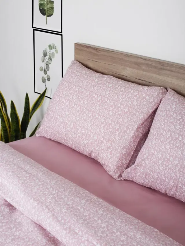 Παπλωματοθήκη Cotton Feelings 920 Pink Υπέρδιπλη (230x250) Sunshine 2