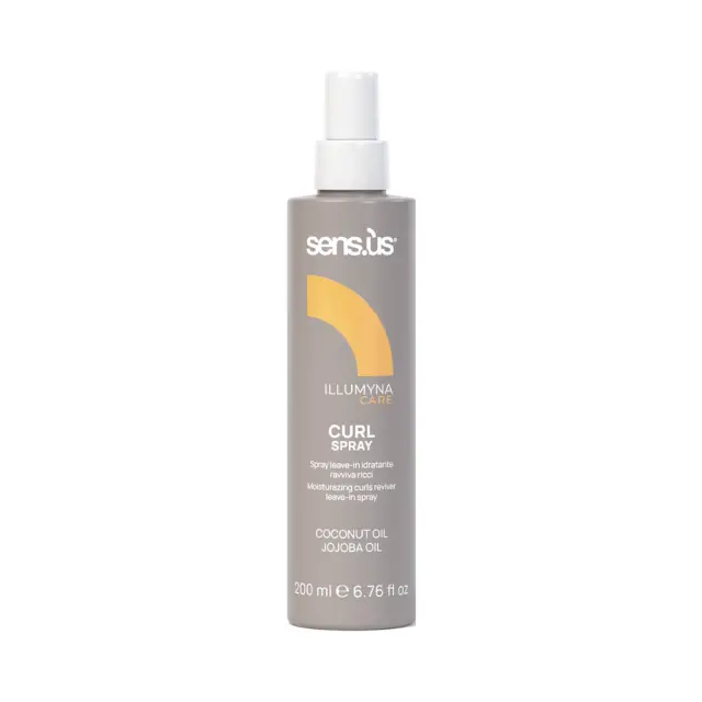 Illumyna Care Curl Spray 200ml by Sensus - Σπρέι Φροντίδας και Αναζωογόνησης για Σγουρά και Σπαστά Μαλλιά