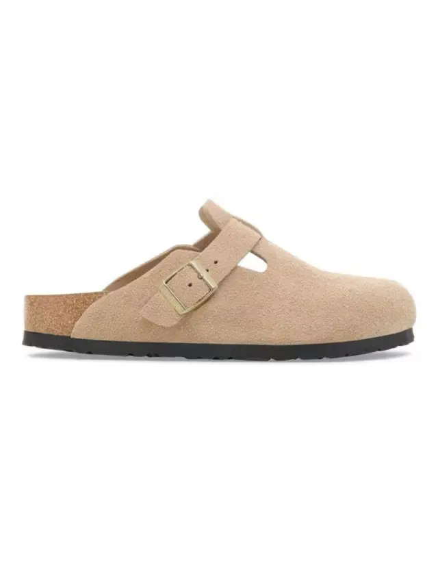 Birkenstock Σαμπώ Επαγγελματικό δέρμα suede Μπεζ BIR/BOSTON 1030855 SANDCAST - 36 3