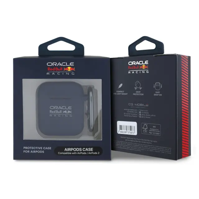 Red Bull Silicone Case for AirPods 1/2 Navy 3
